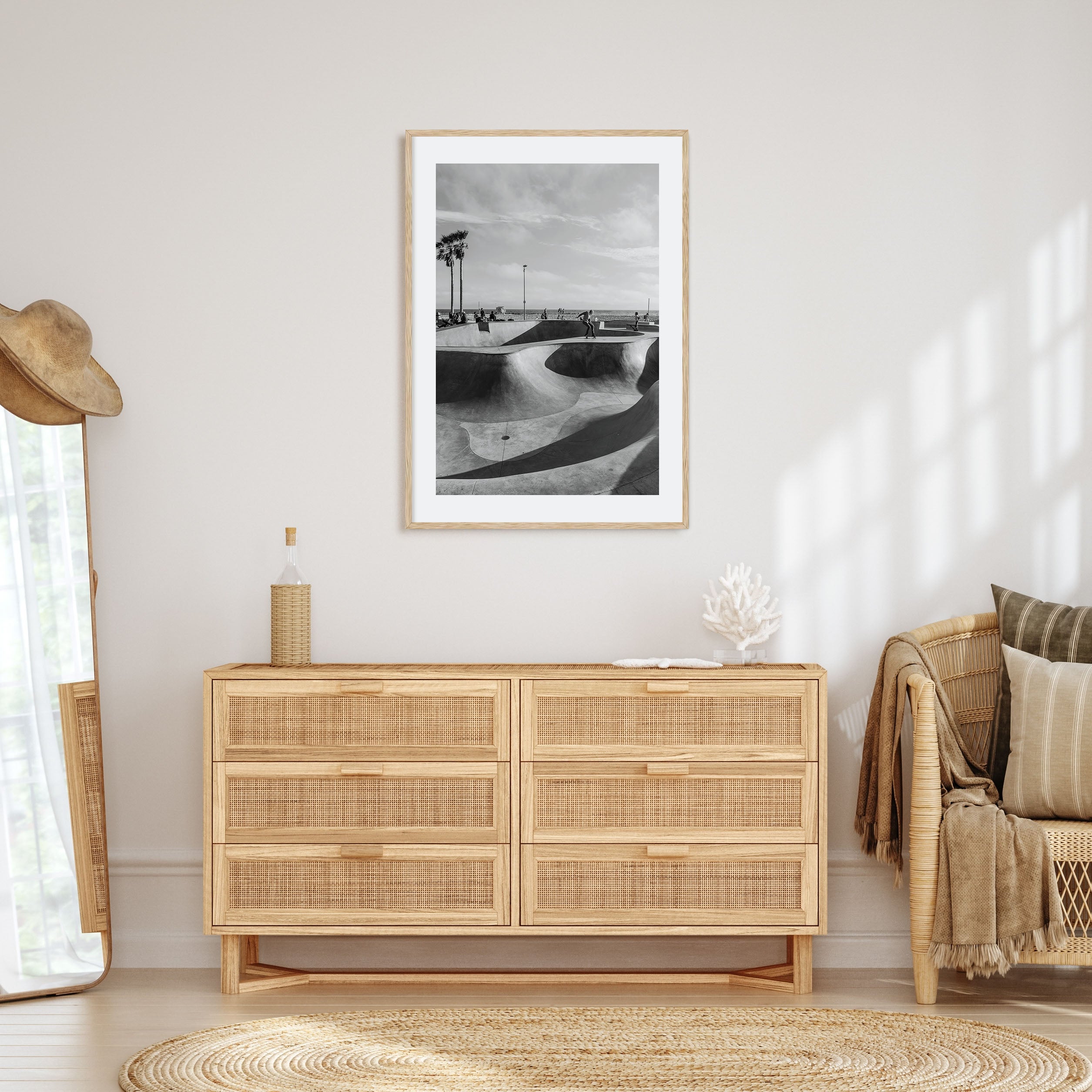 Skateboard Photo B&W No 2 Poster