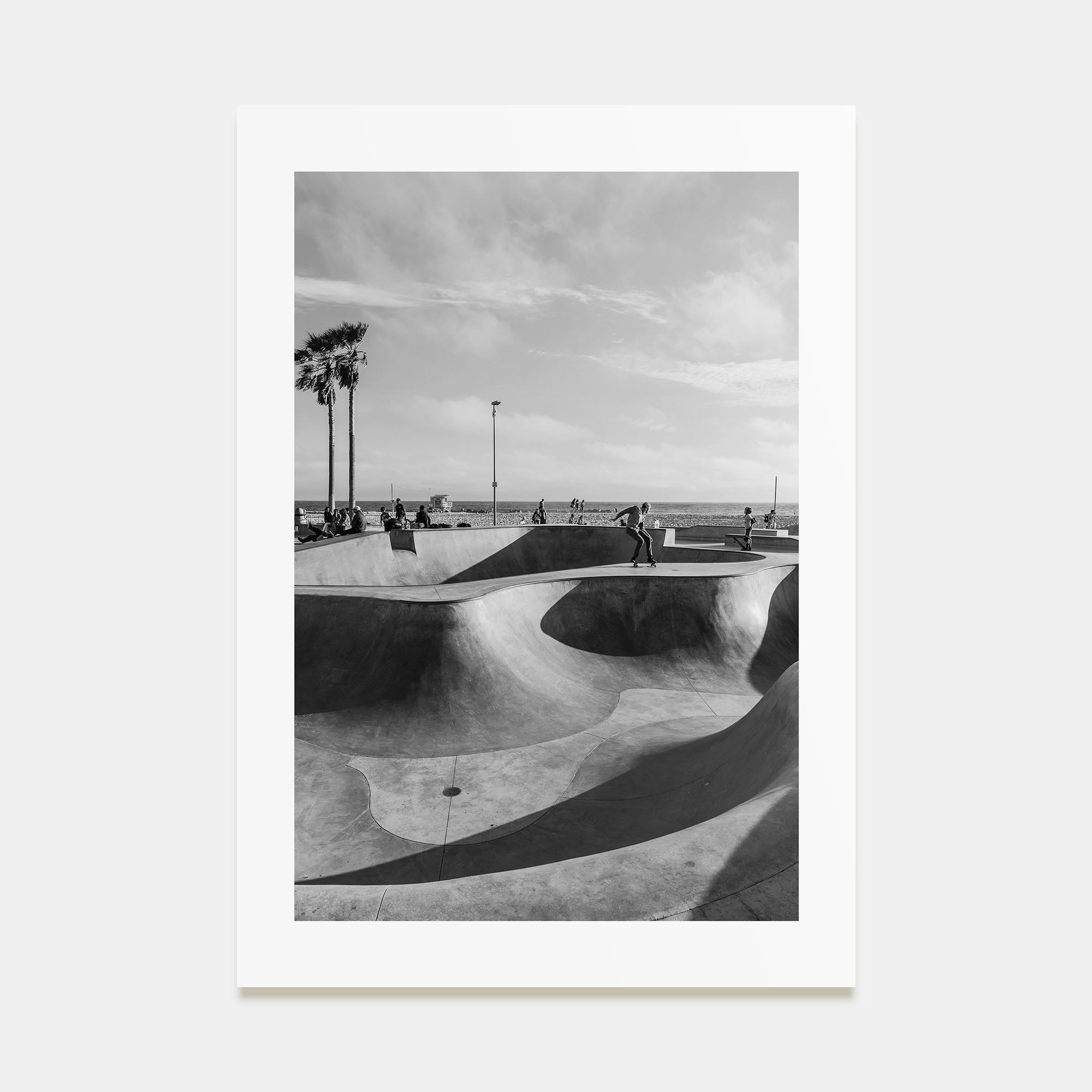 Skateboard Photo B&W No 2 Poster