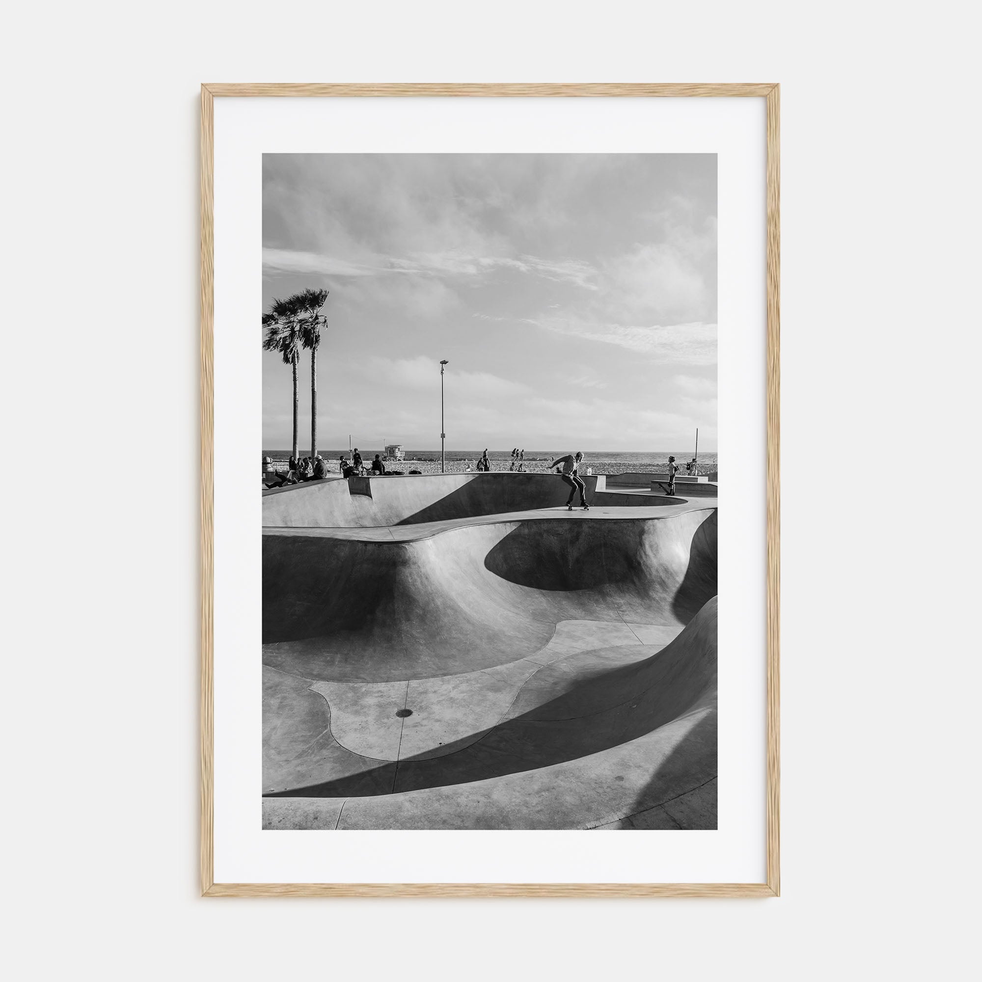 Skateboard Photo B&W No 2 Poster