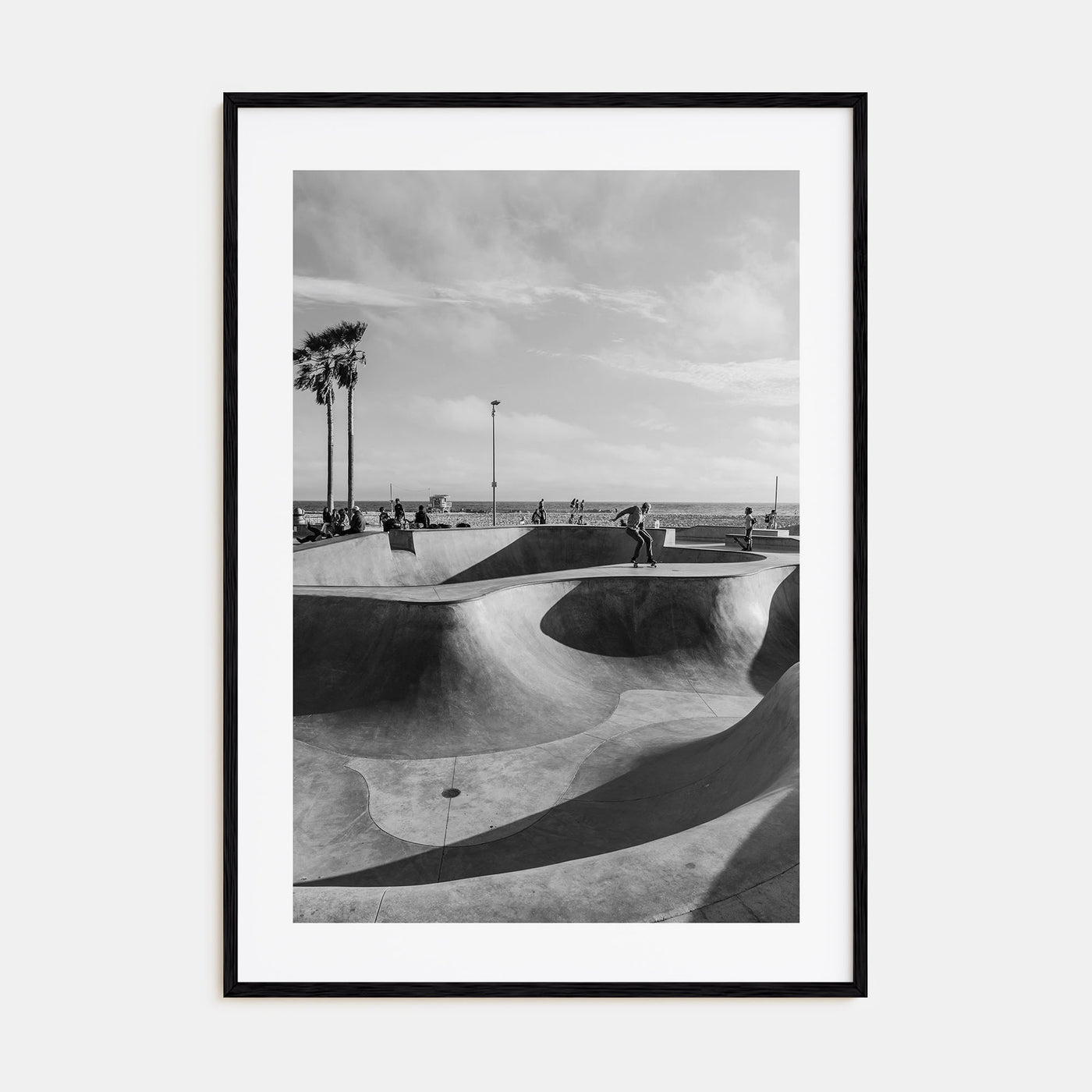 Skateboard Photo B&W No 2 Poster