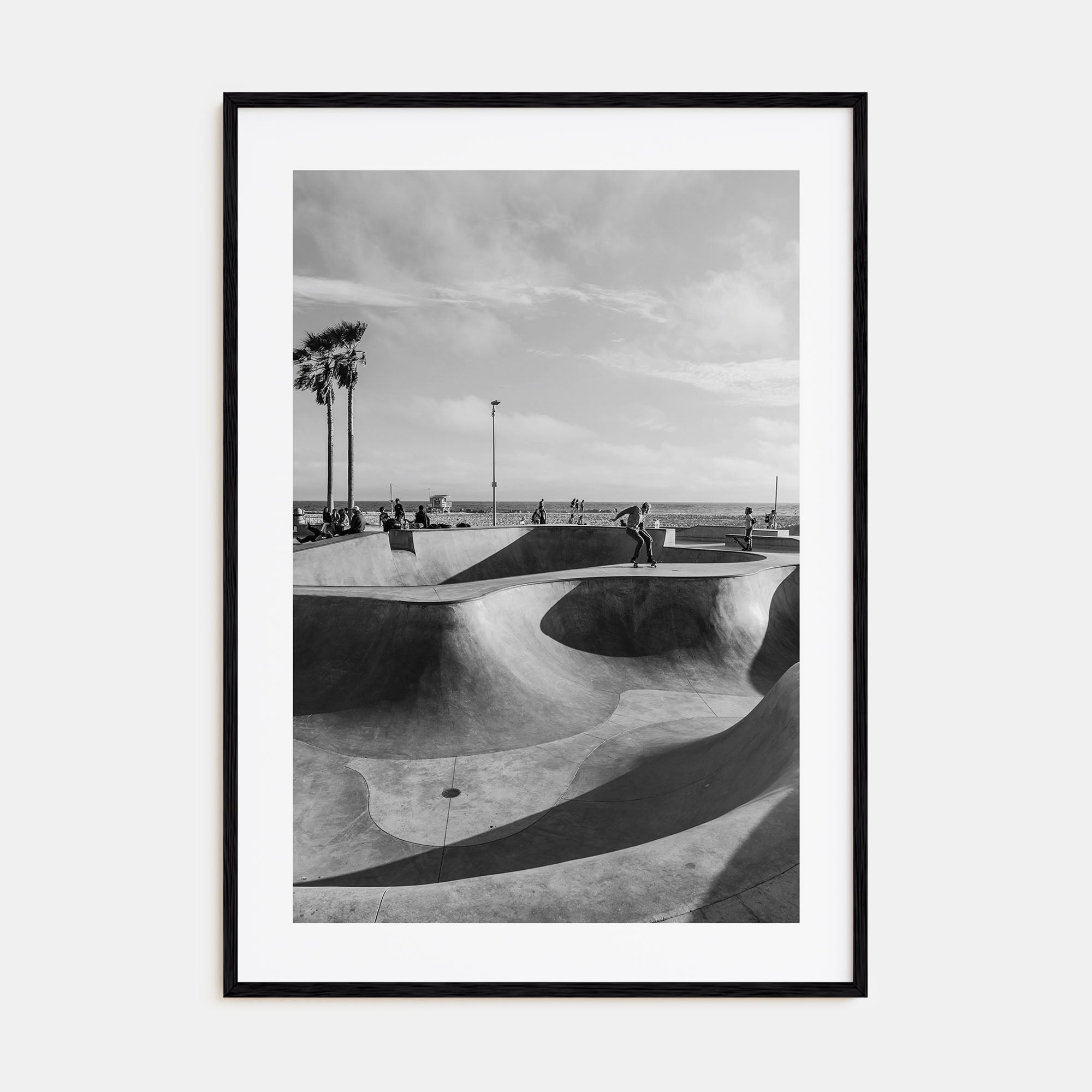 Skateboard Photo B&W No 2 Poster
