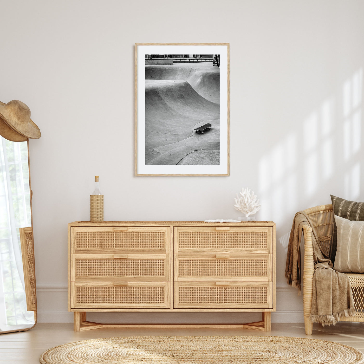 Skateboard Photo B&W No 4 Poster