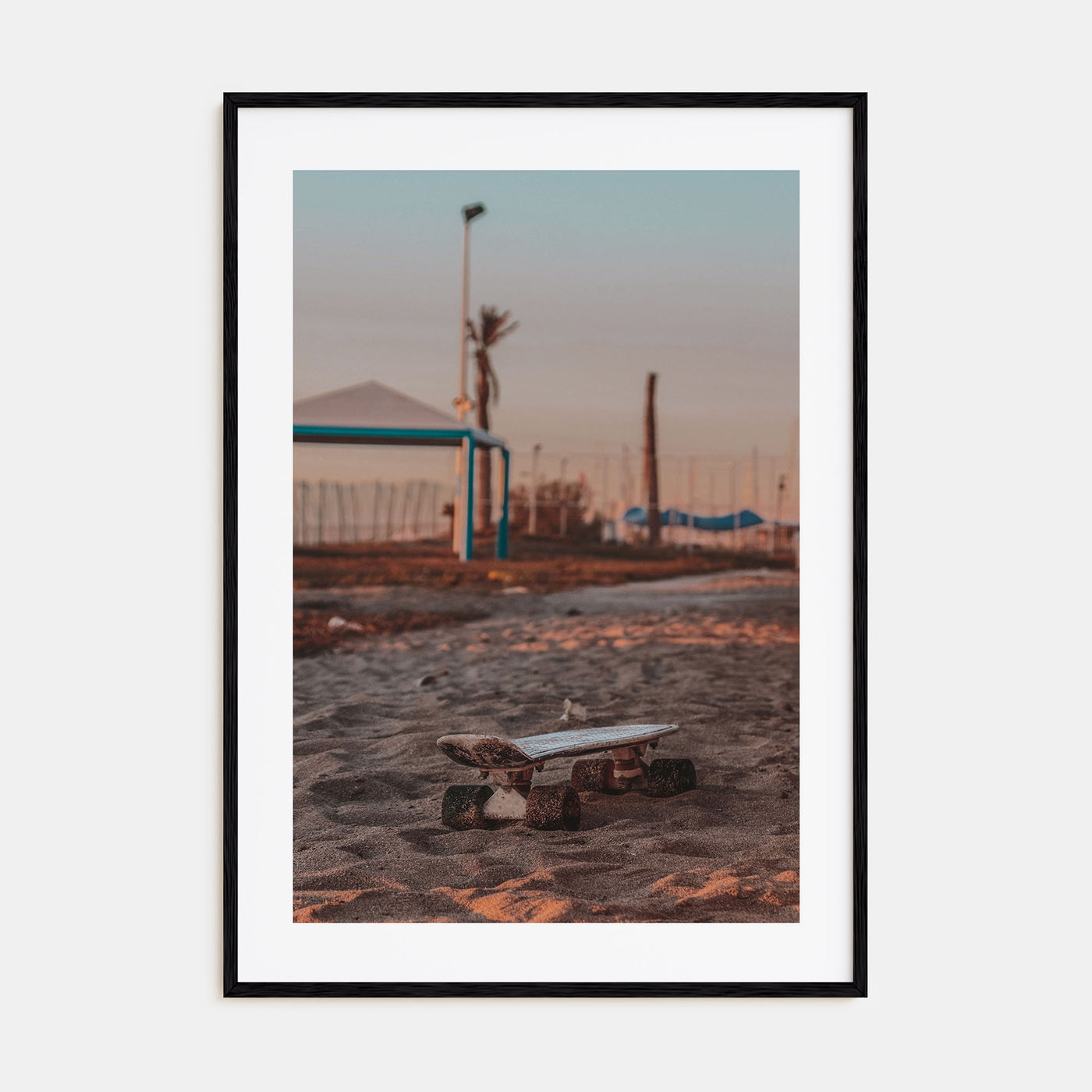 Skateboard Photo Color Poster