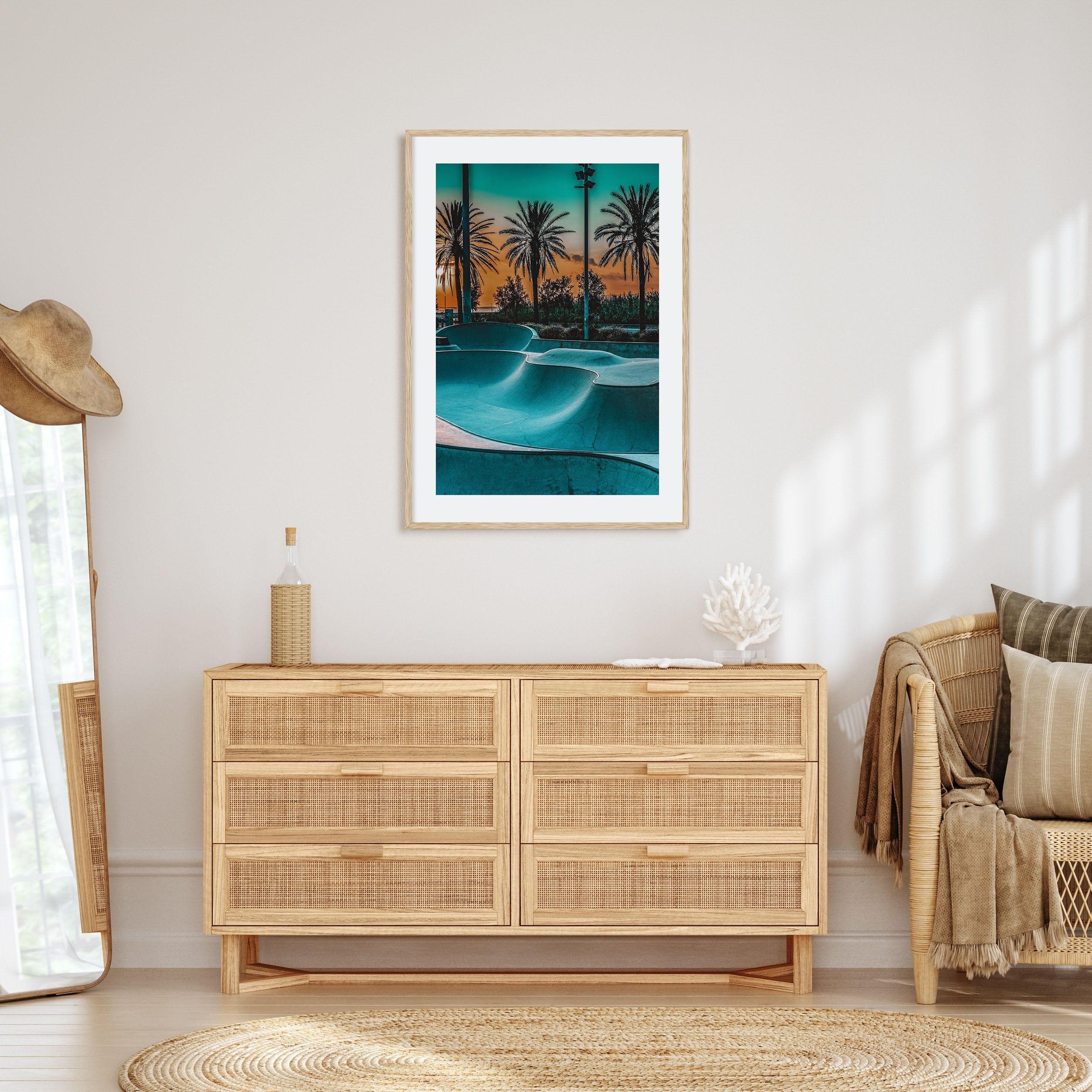 Skatepark Photo Color No 1 Poster