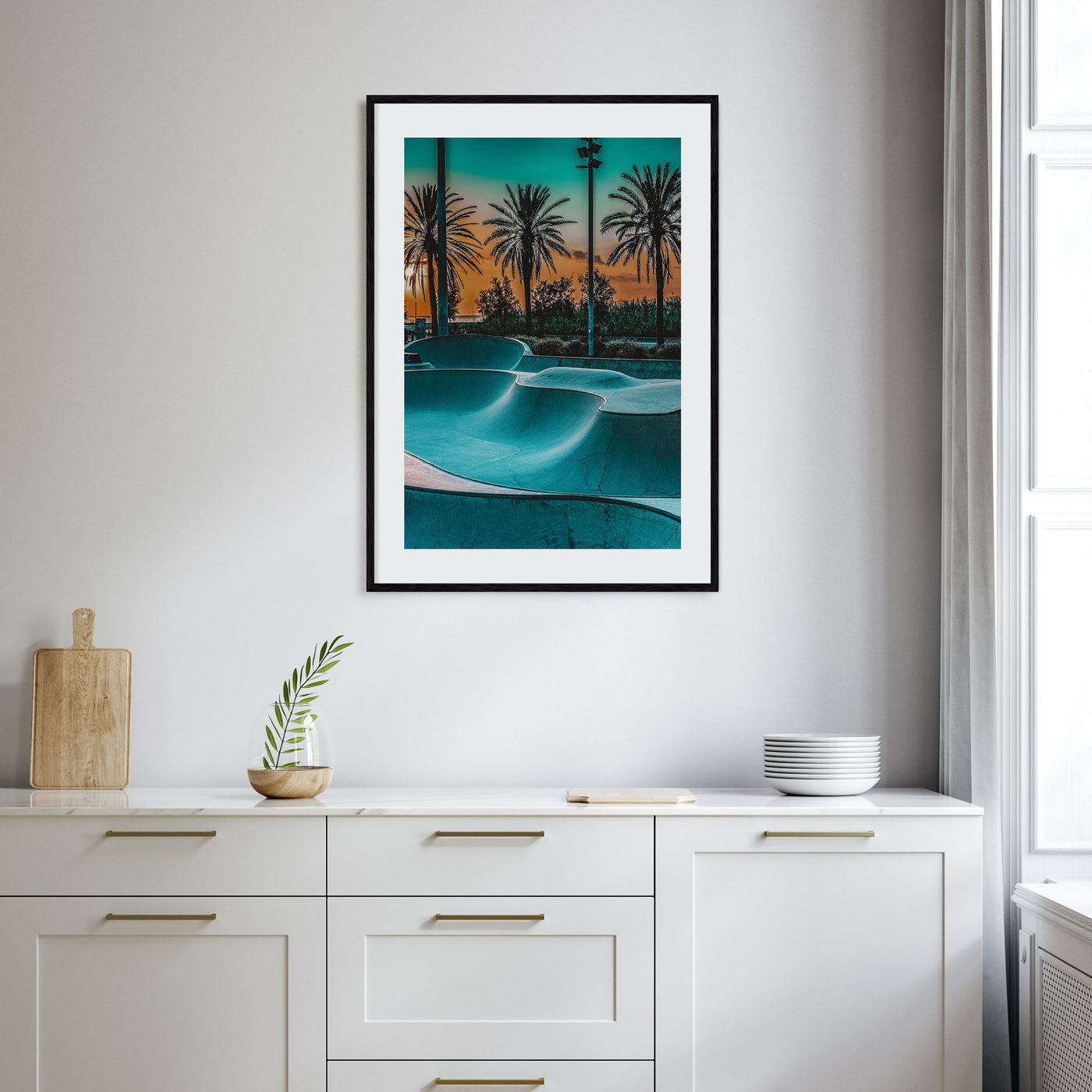 Skatepark Photo Color No 1 Poster