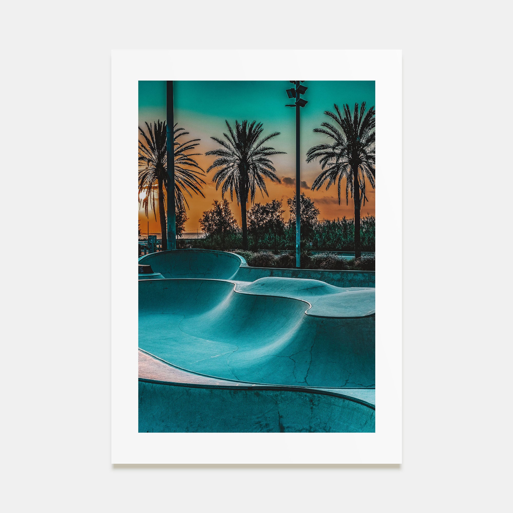 Skatepark Photo Color No 1 Poster