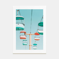 Sky Glider Ride Photo Color Poster