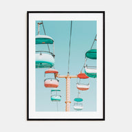 Sky Glider Ride Photo Color Poster