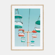 Sky Glider Ride Photo Color Poster