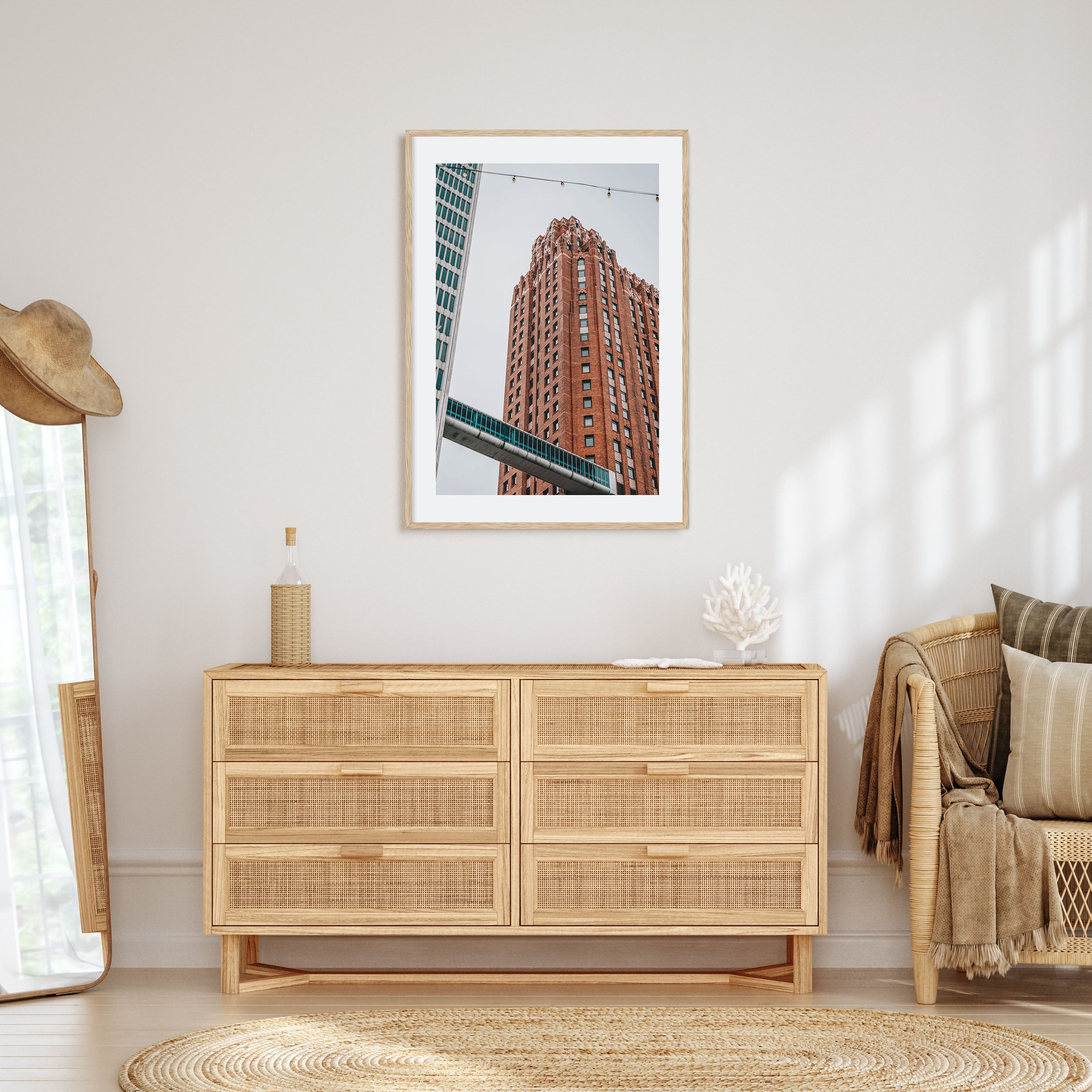 Skybridge Photo Color Poster