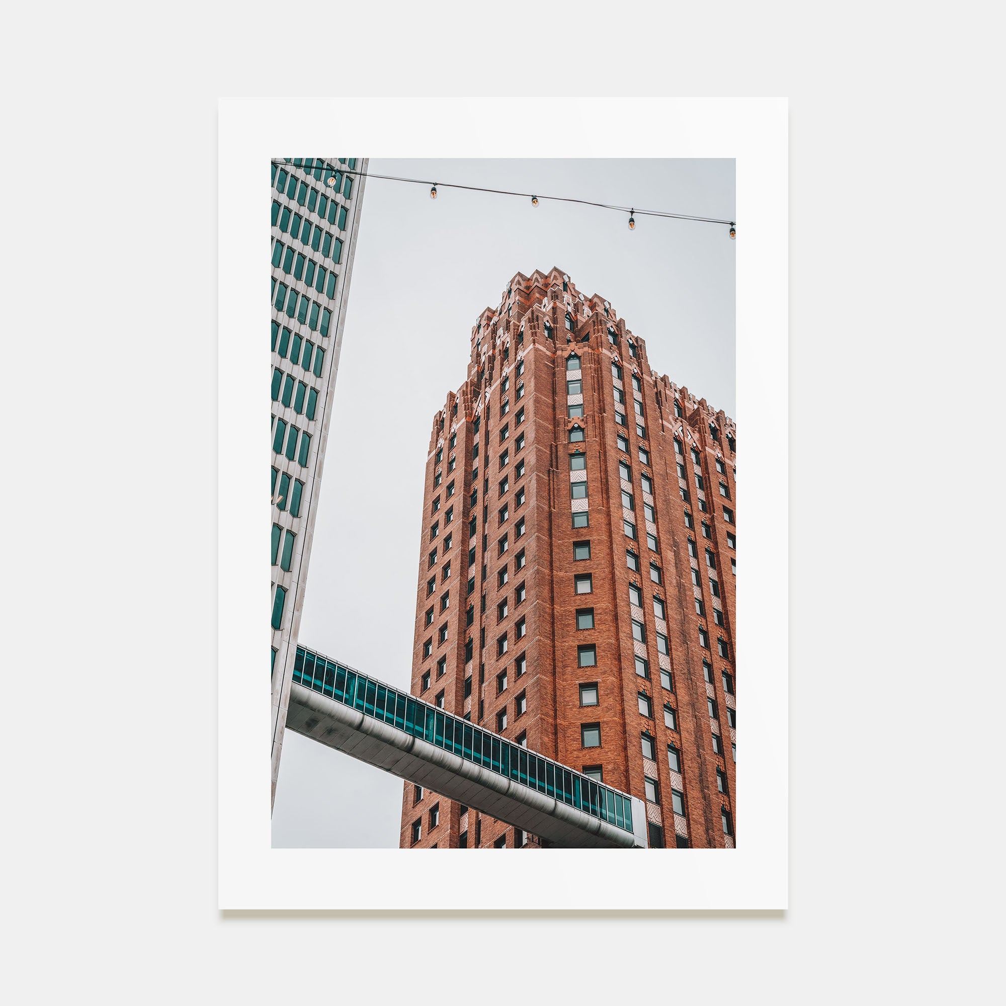 Skybridge Photo Color Poster