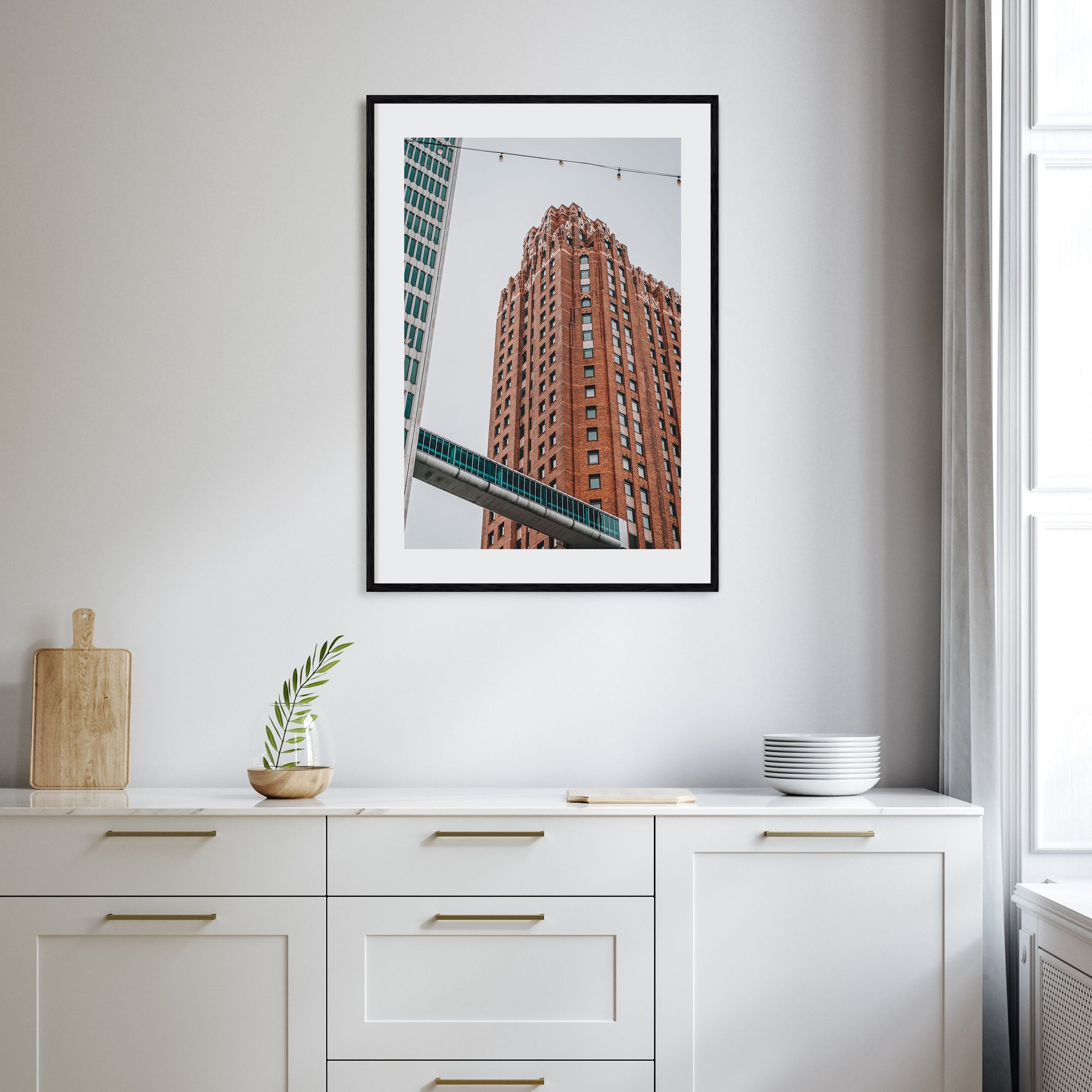 Skybridge Photo Color Poster