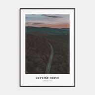 Skyline Drive Portrait Color Poster