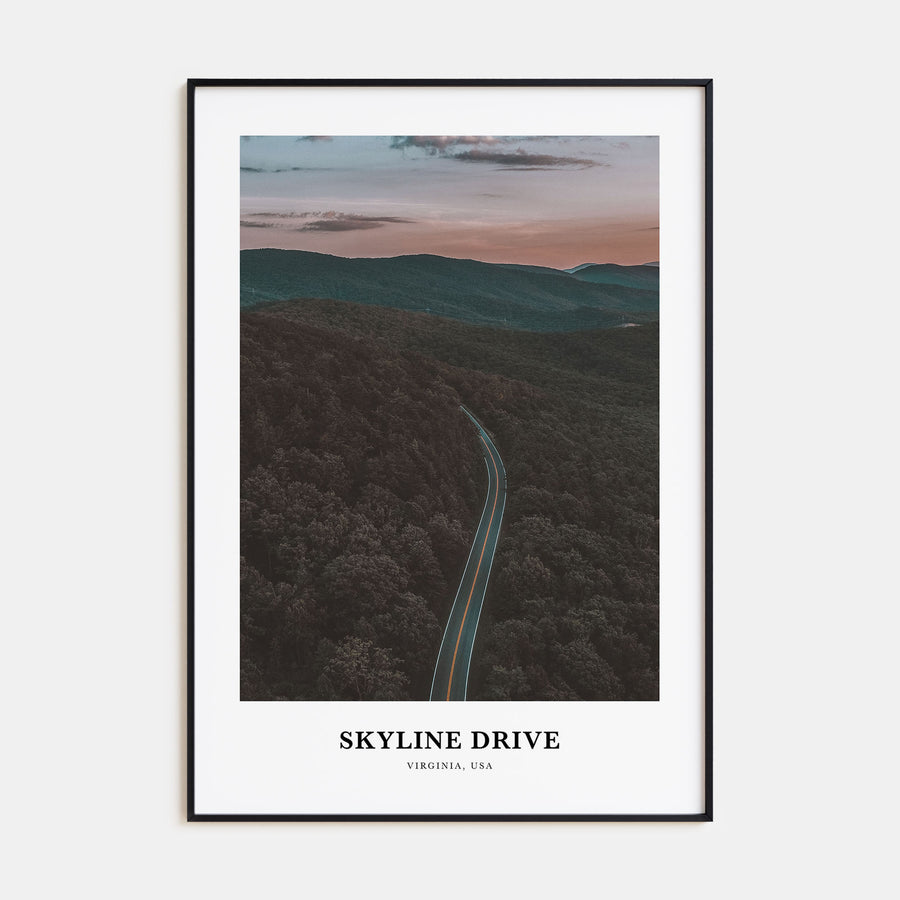 Skyline Drive Portrait Color Poster