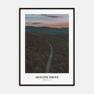 Skyline Drive Portrait Color Poster