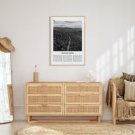 Skyline Drive Travel B&W Poster