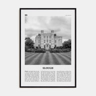Slough Travel B&W Poster