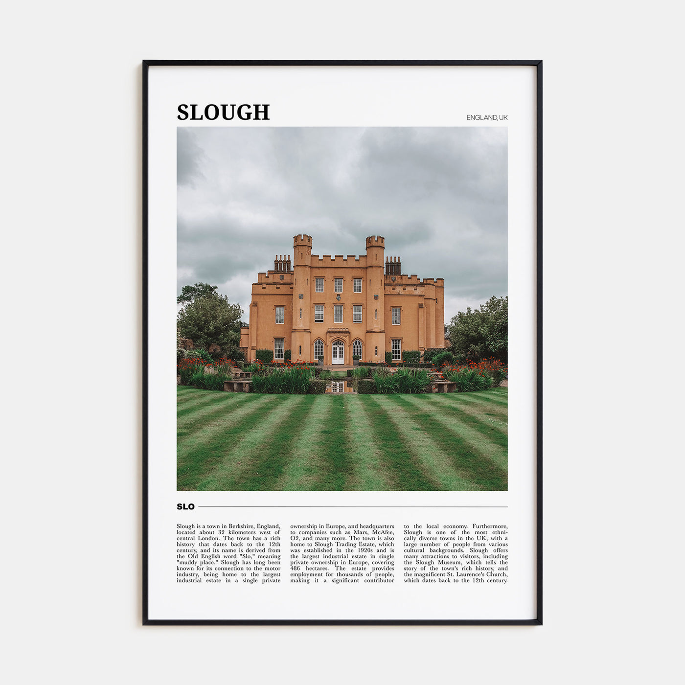 Slough Travel Color Poster