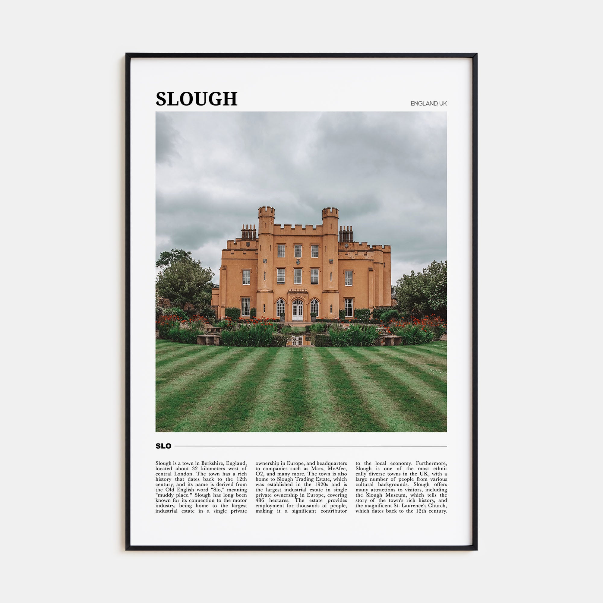 Slough Travel Color Poster