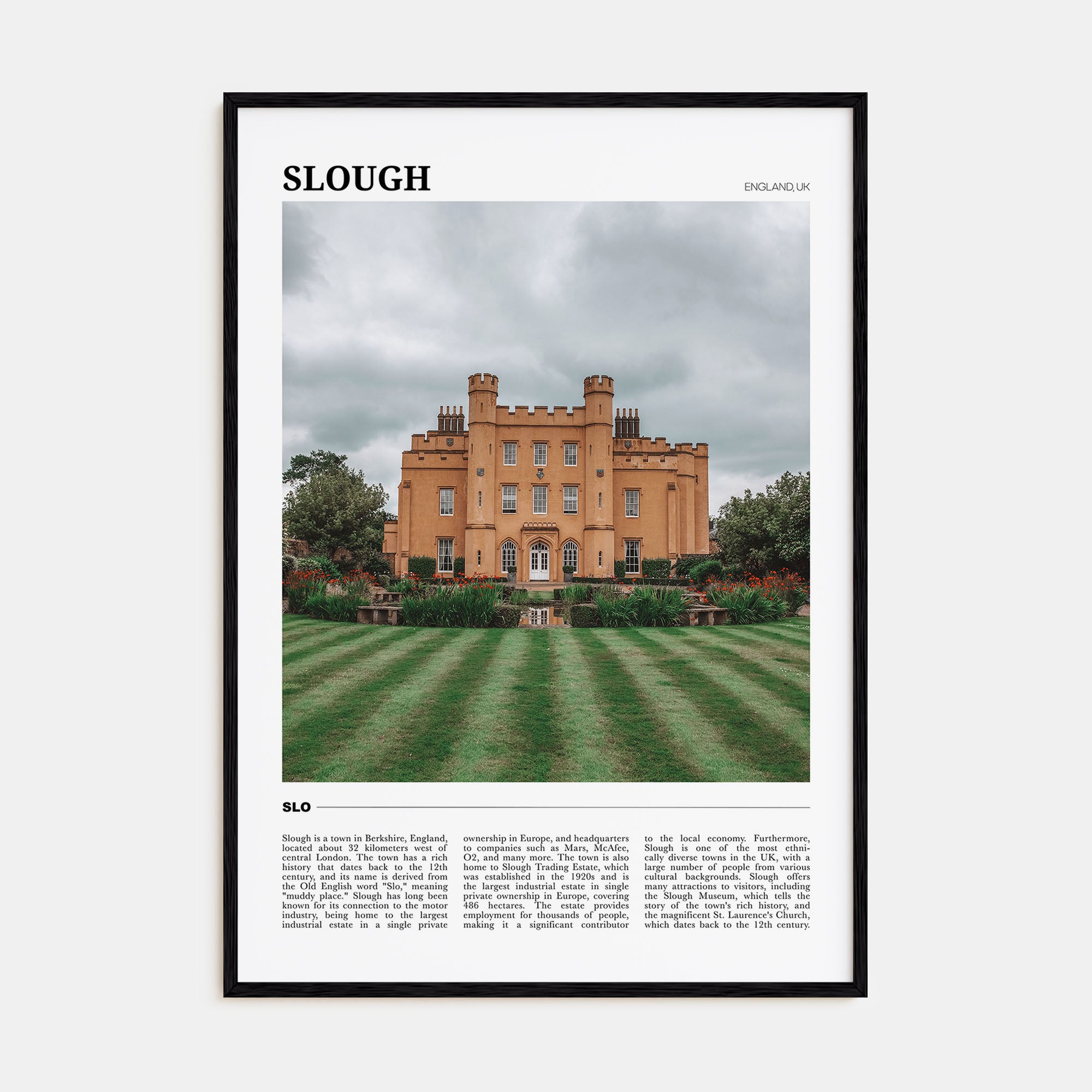 Slough Travel Color Poster