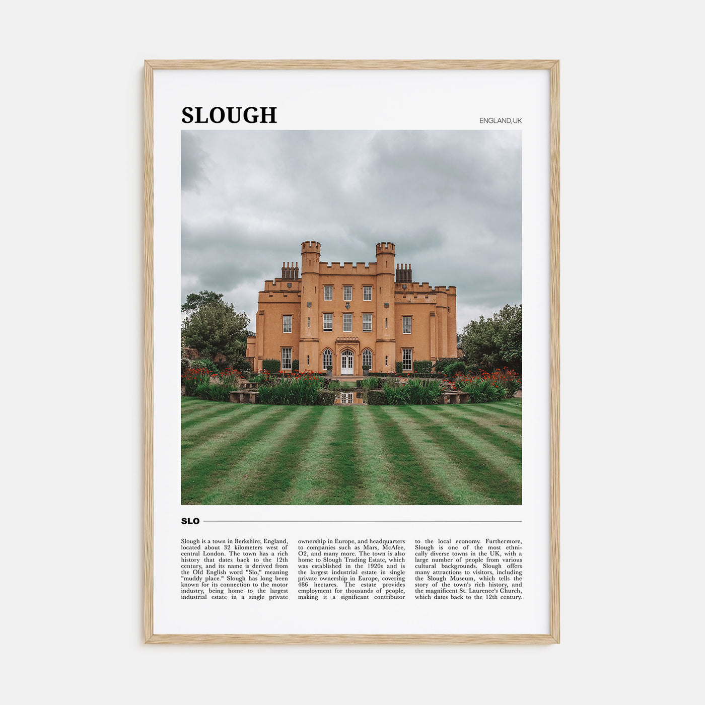 Slough Travel Color Poster