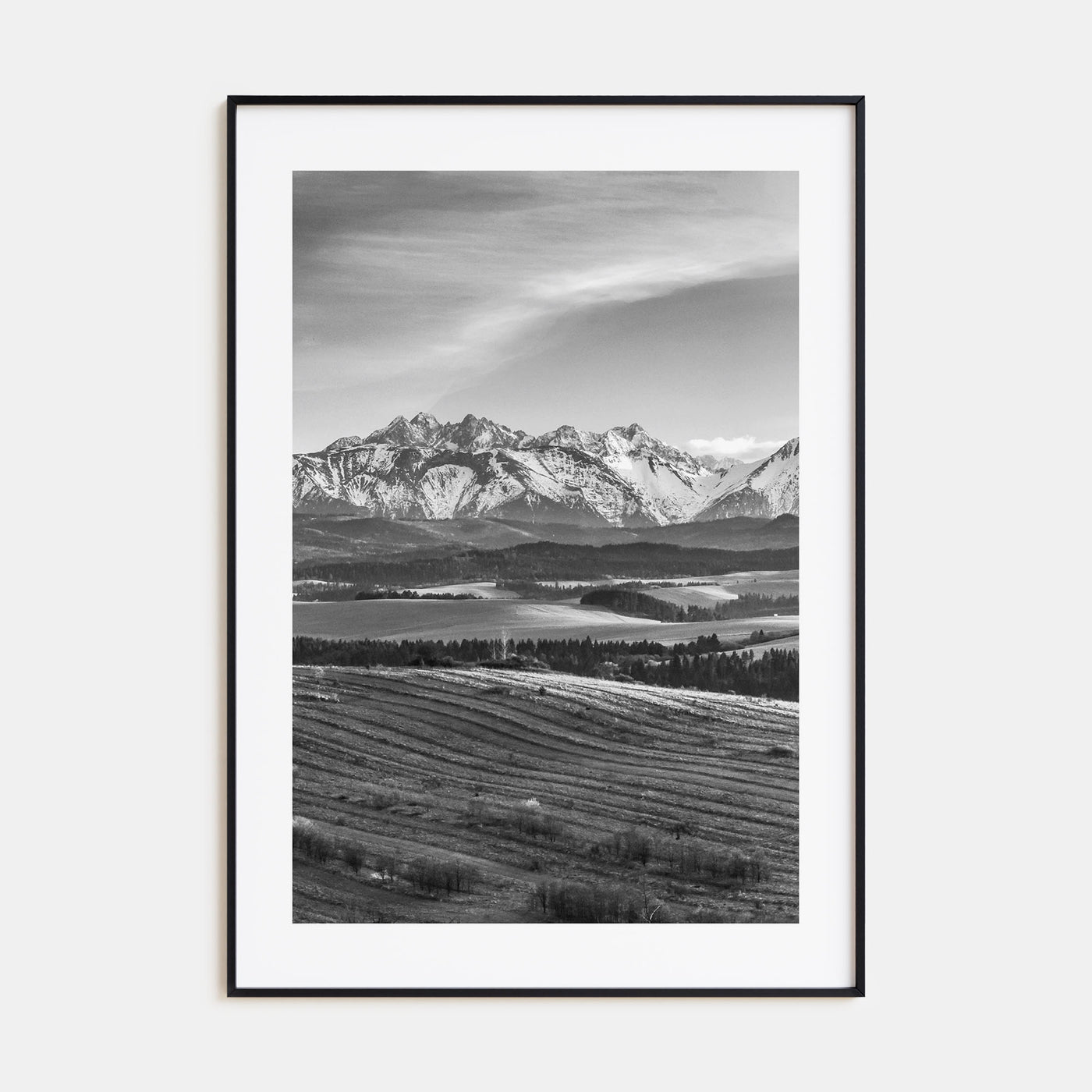 Slovakia Photo B&W Poster