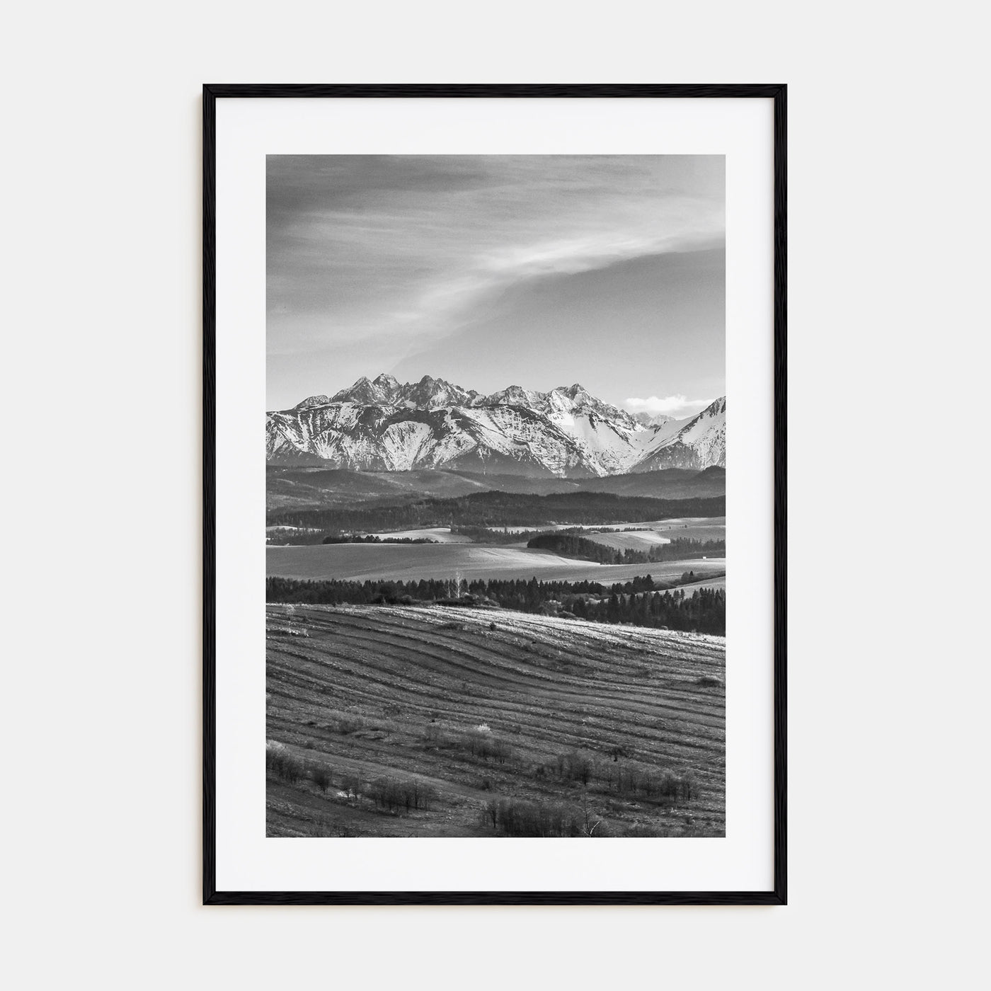 Slovakia Photo B&W Poster