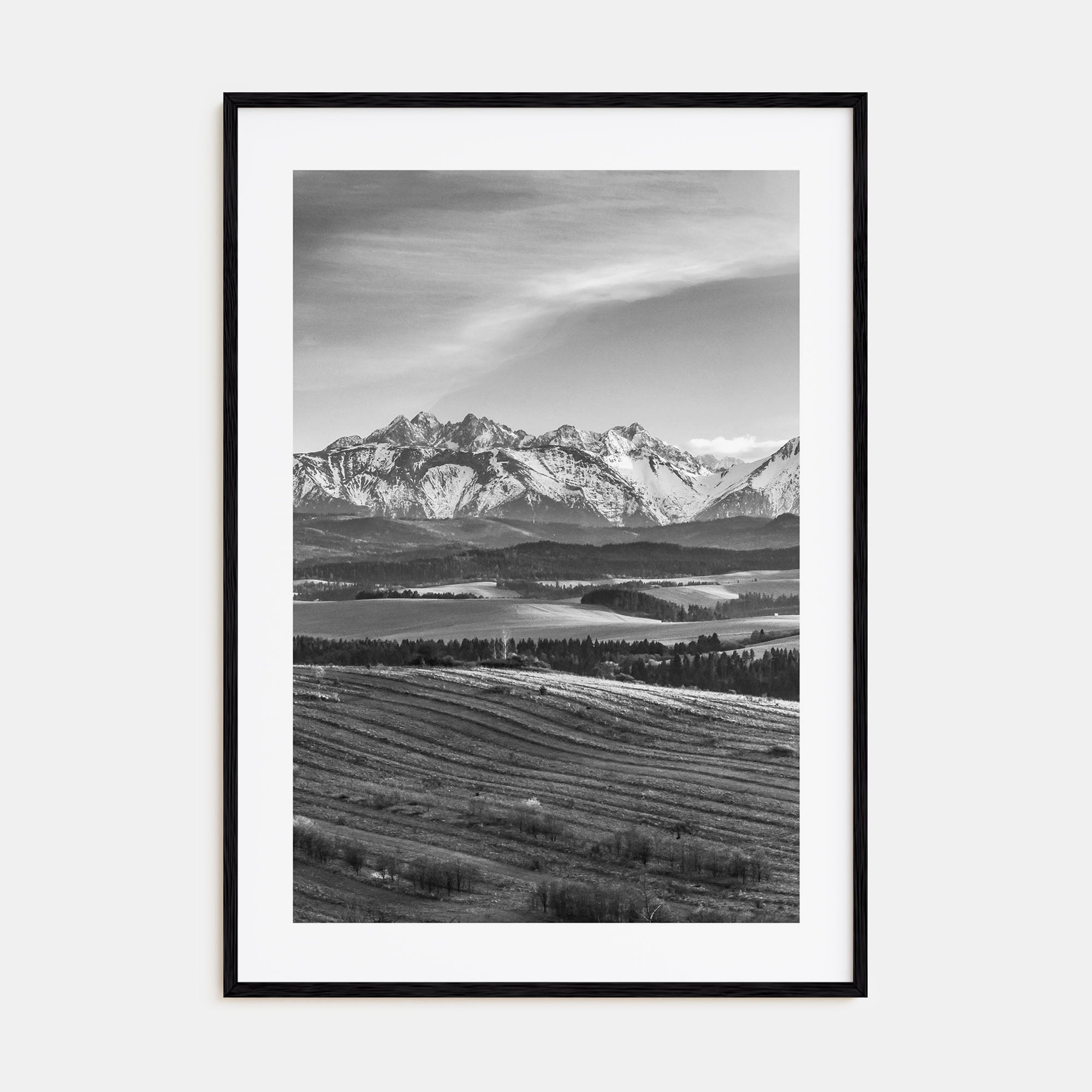 Slovakia Photo B&W Poster