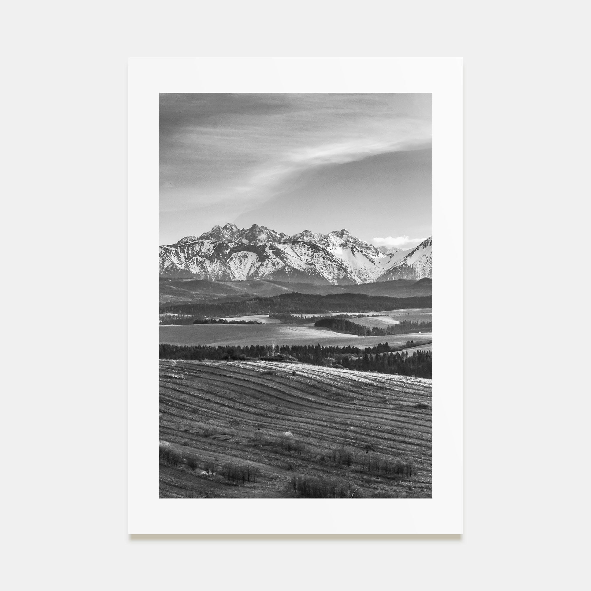 Slovakia Photo B&W Poster