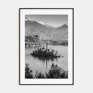 Slovenia Photo B&W Poster
