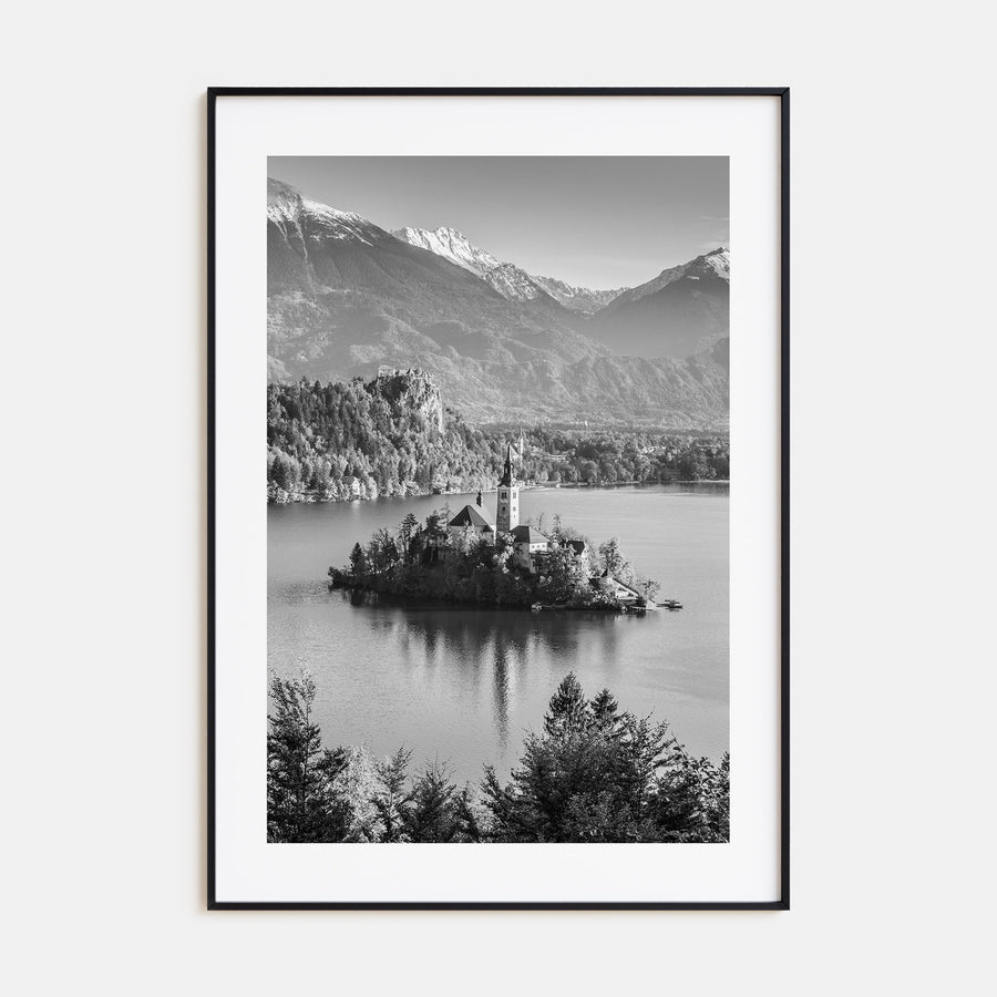 Slovenia Photo B&W Poster