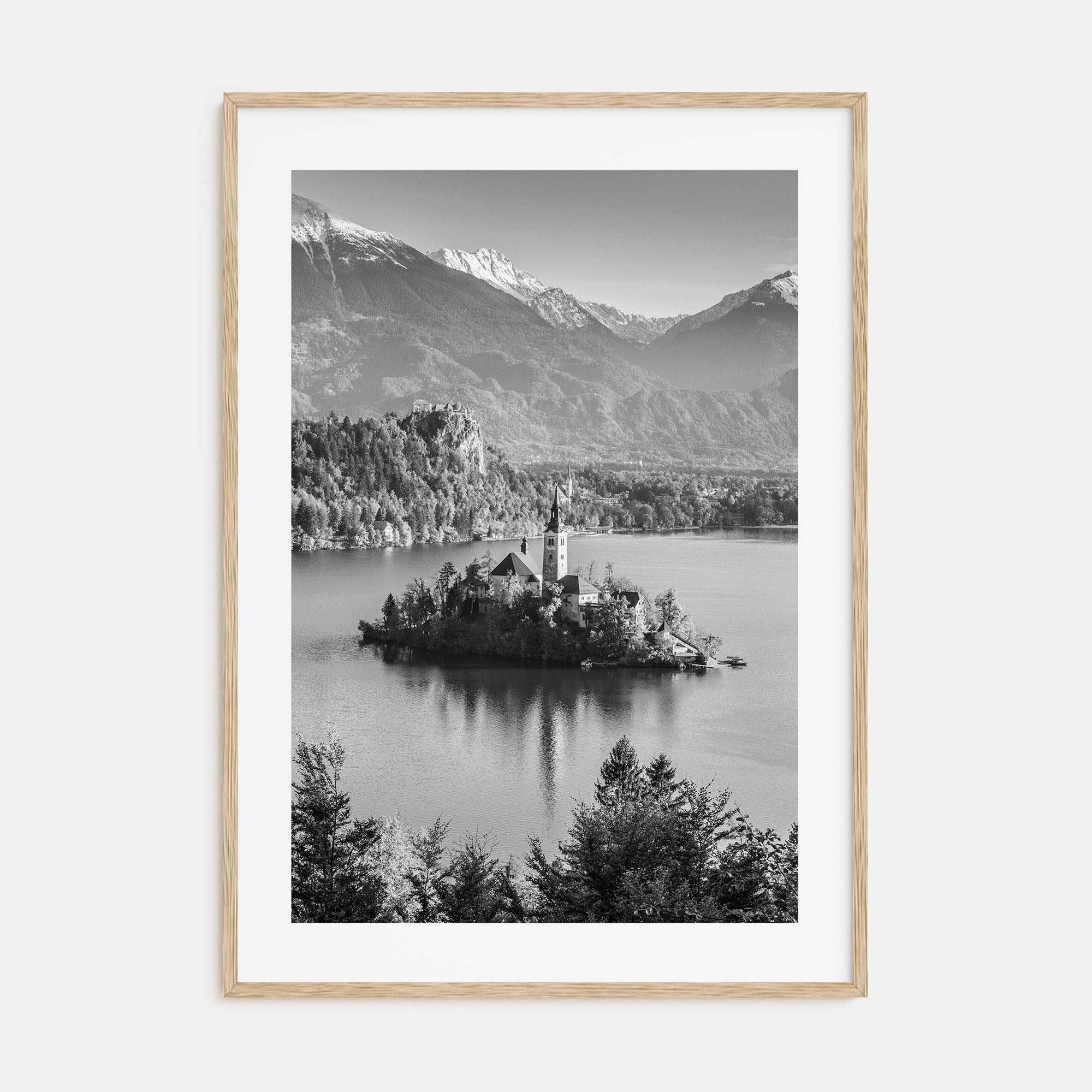 Slovenia Photo B&W Poster