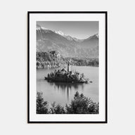 Slovenia Photo B&W Poster