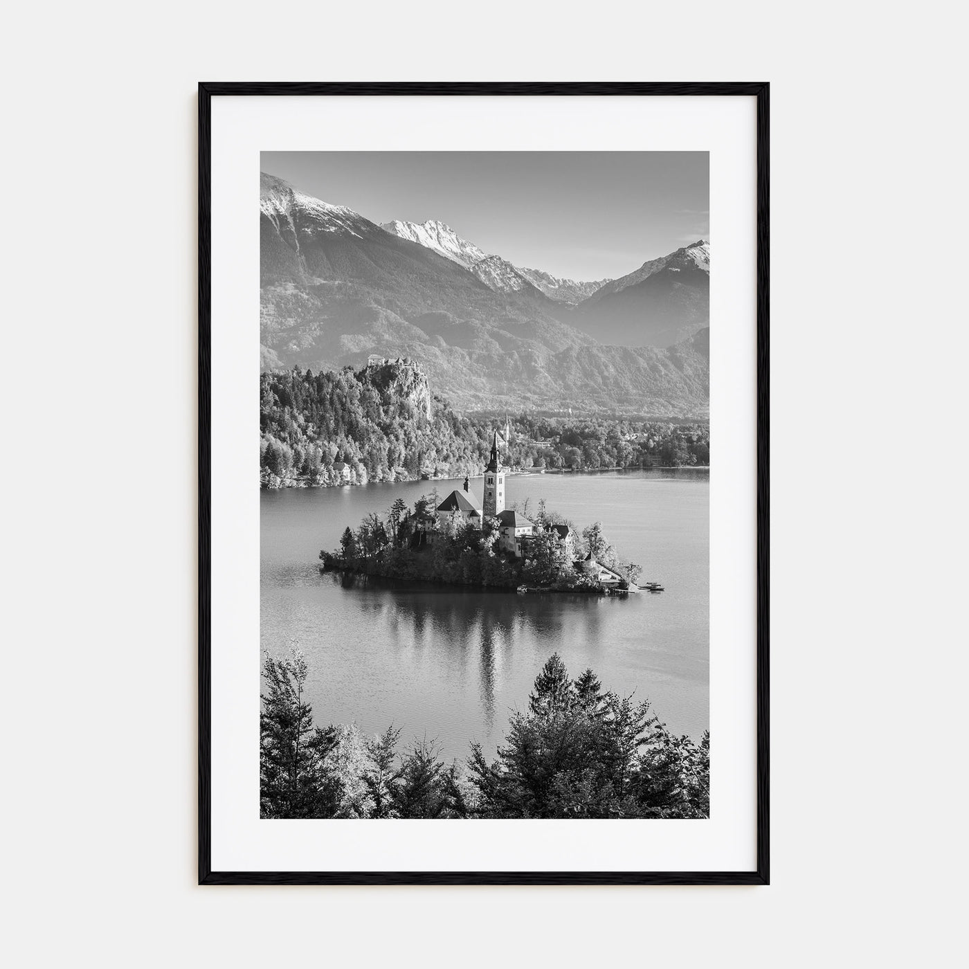 Slovenia Photo B&W Poster