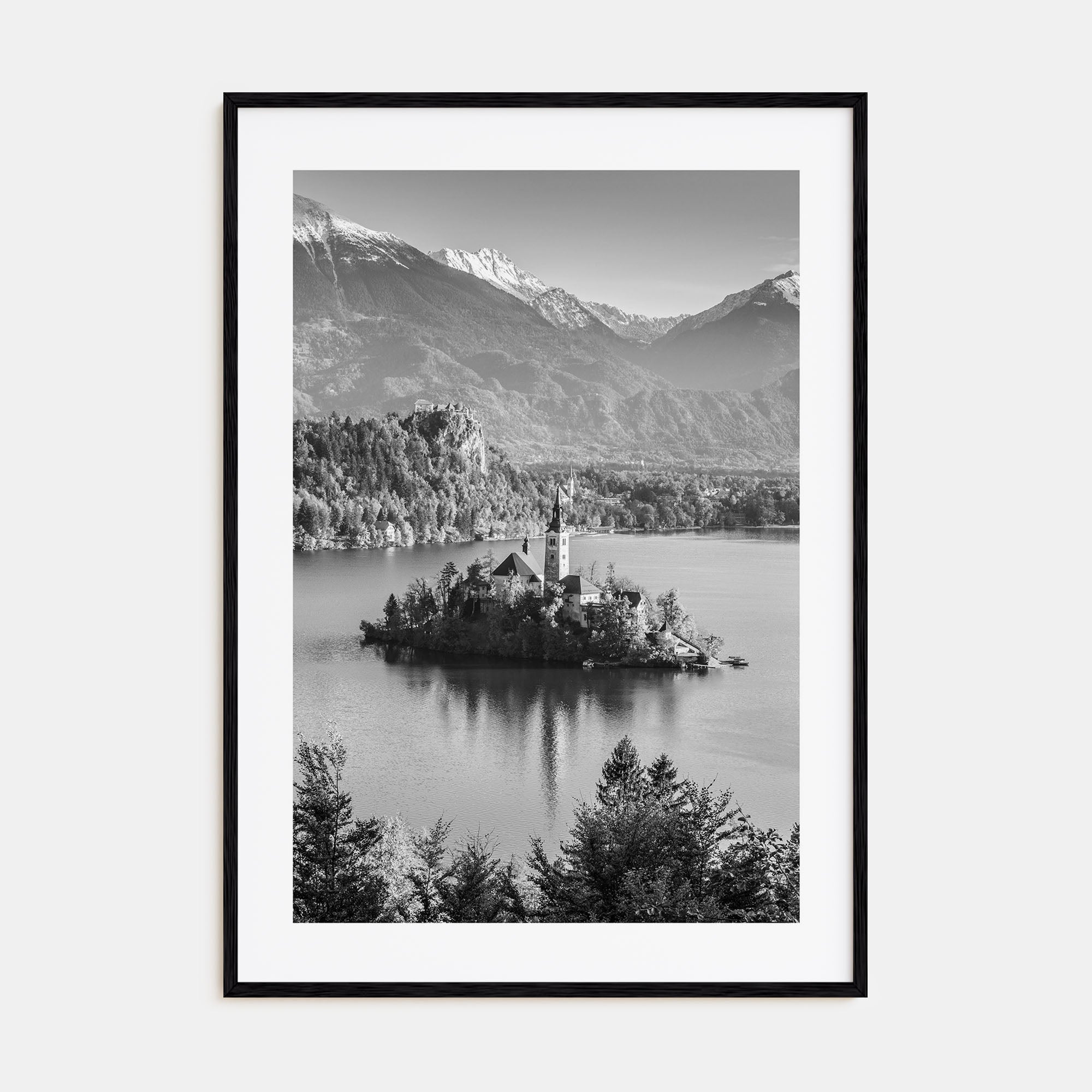 Slovenia Photo B&W Poster