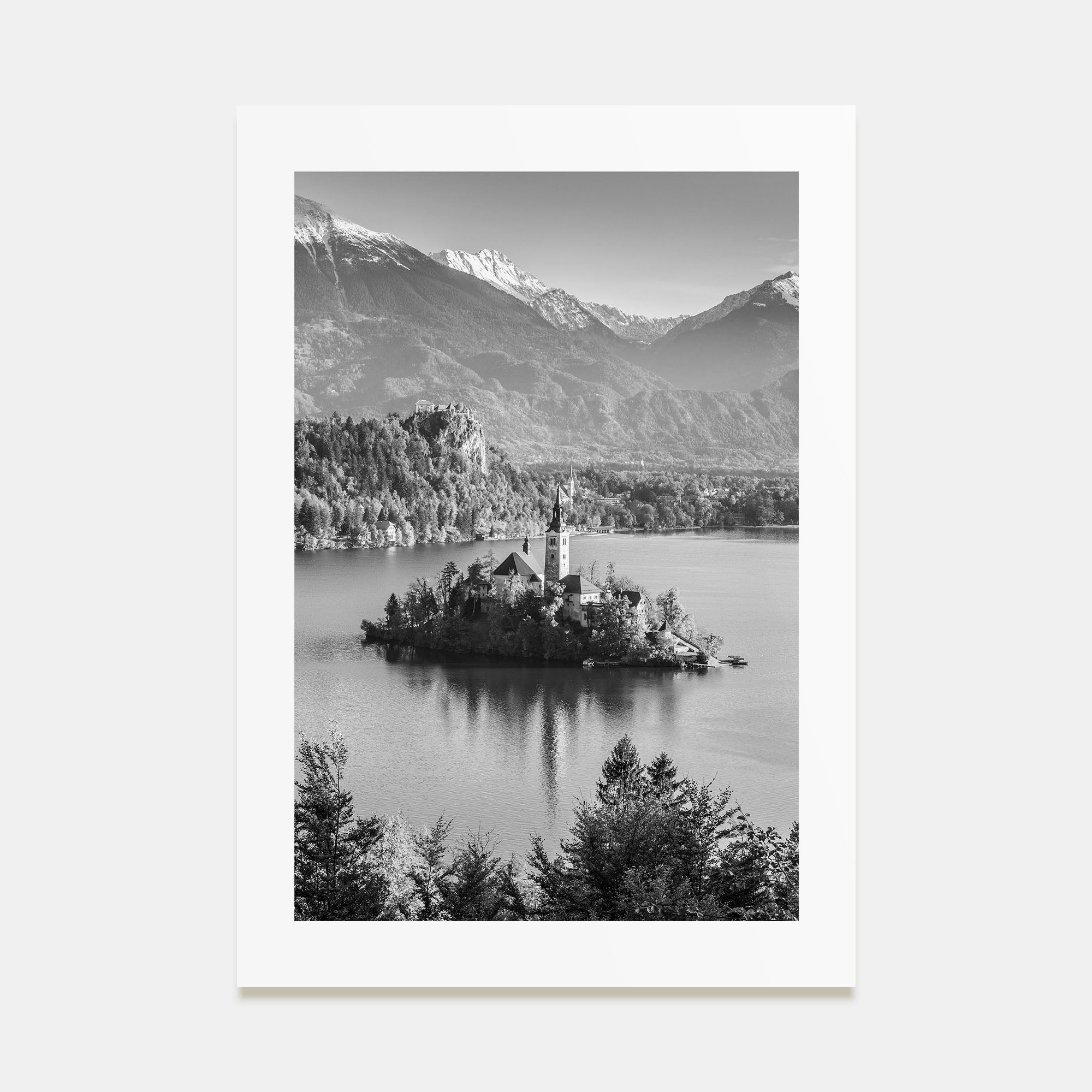 Slovenia Photo B&W Poster