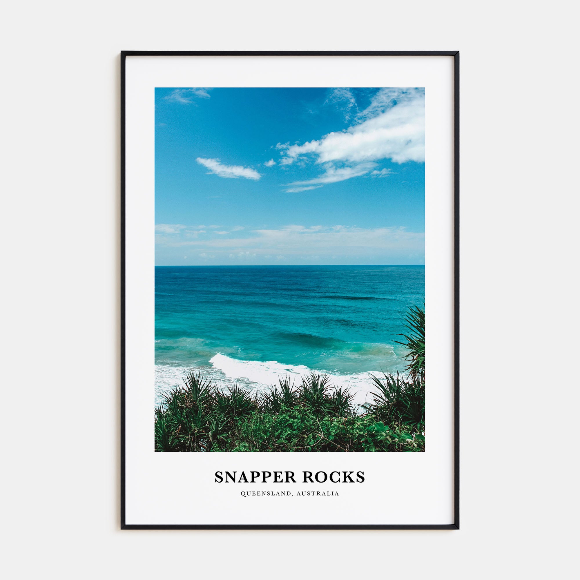 Snapper Rocks Portrait Color Poster