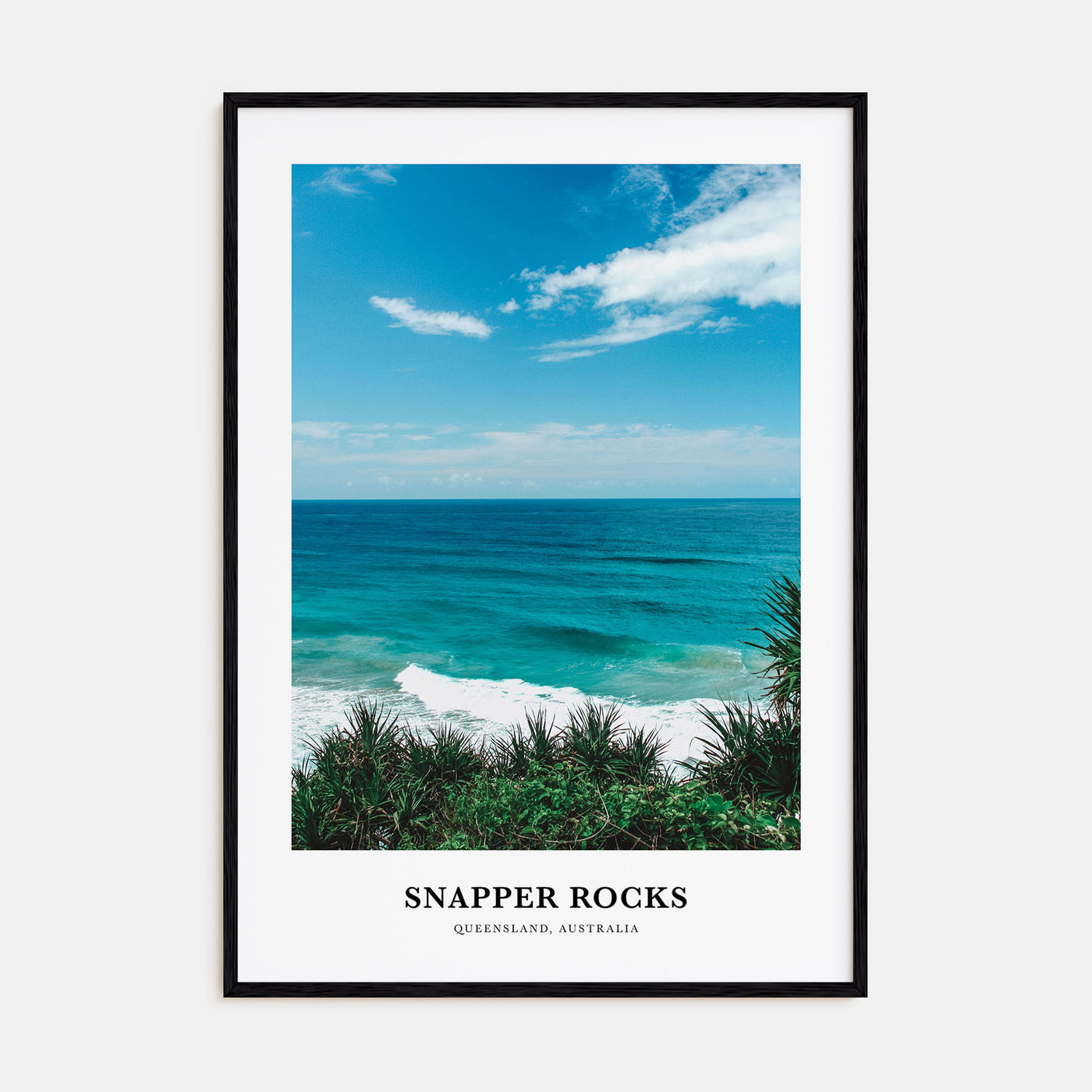 Snapper Rocks Portrait Color Poster