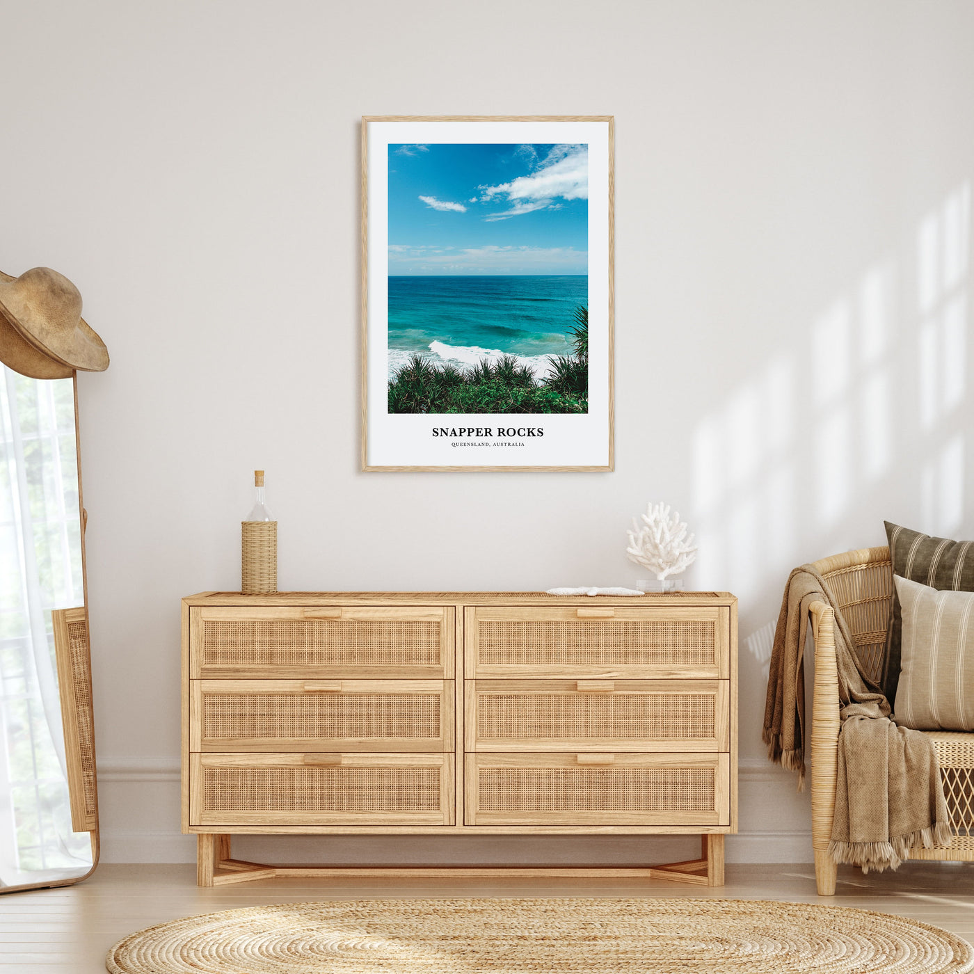 Snapper Rocks Portrait Color Poster