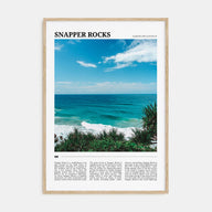 Snapper Rocks Travel Color Poster