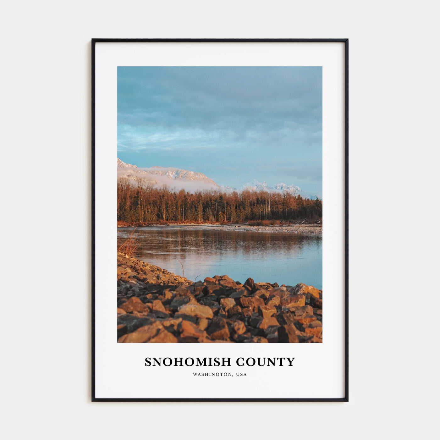 Snohomish County Portrait Color Poster