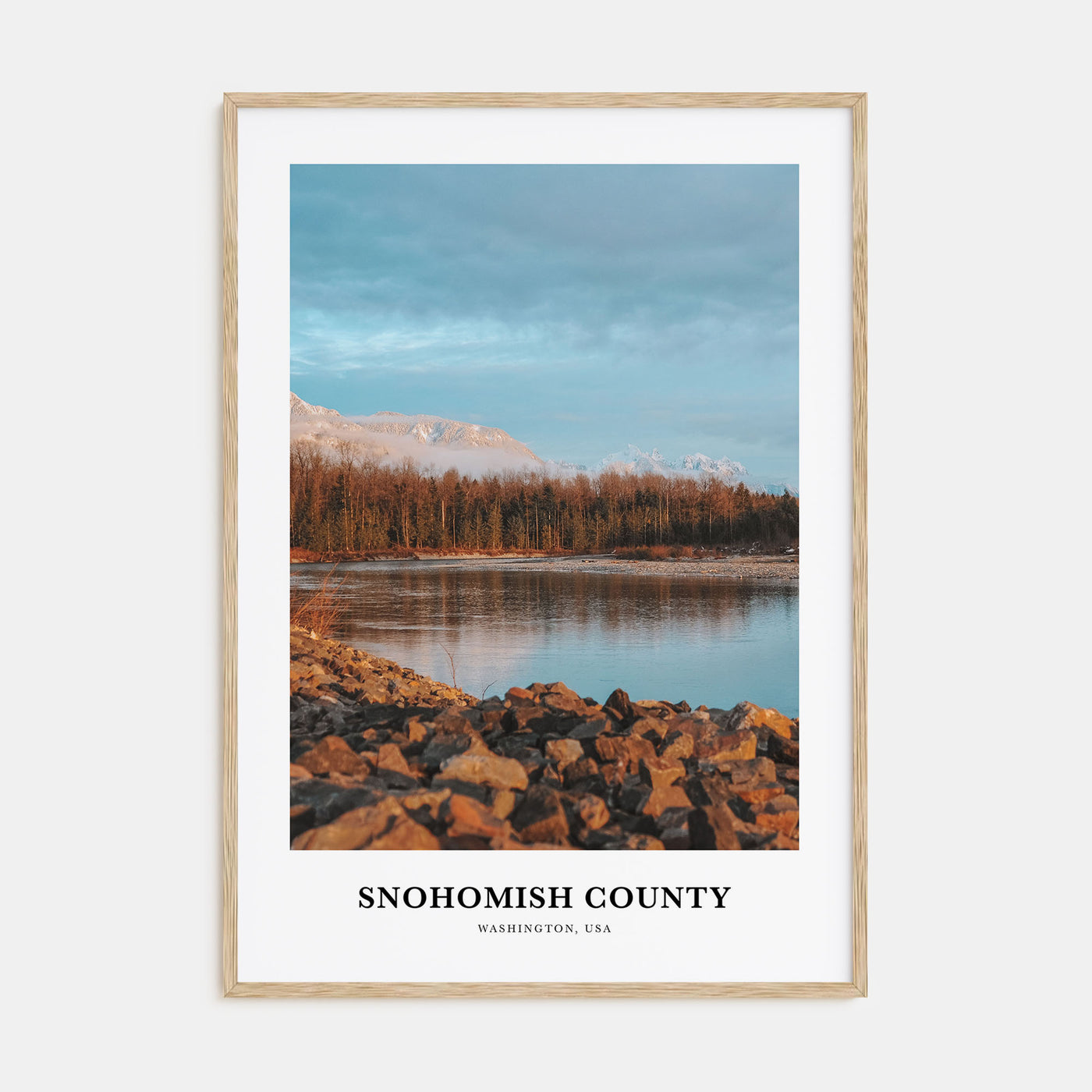 Snohomish County Portrait Color Poster