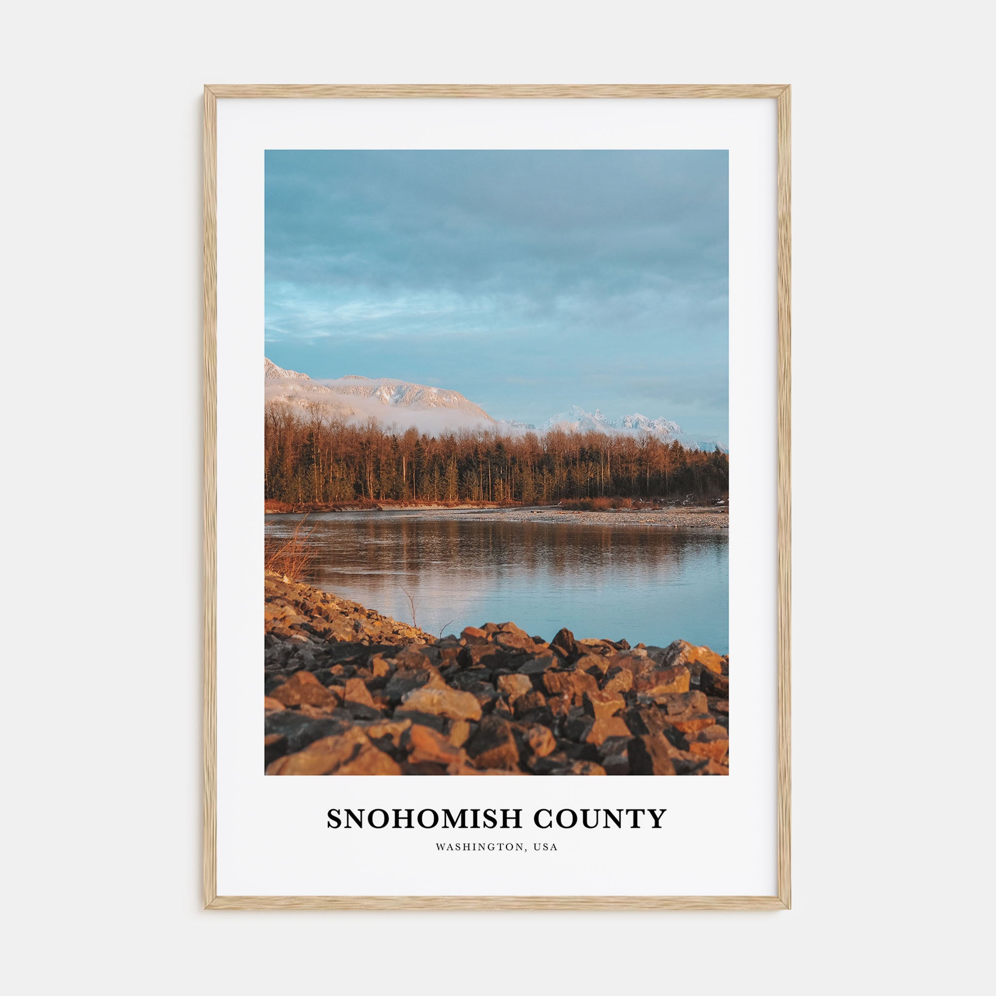 Snohomish County Portrait Color Poster