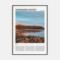 Snohomish County Travel Color Poster