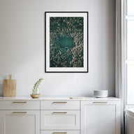 Soccer Field Photo Color Poster