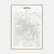Sofia Map Portrait Poster