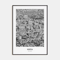 Sofia Portrait B&W Poster