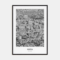Sofia Portrait B&W Poster