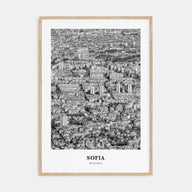 Sofia Portrait B&W Poster
