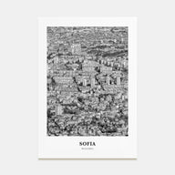 Sofia Portrait B&W Poster
